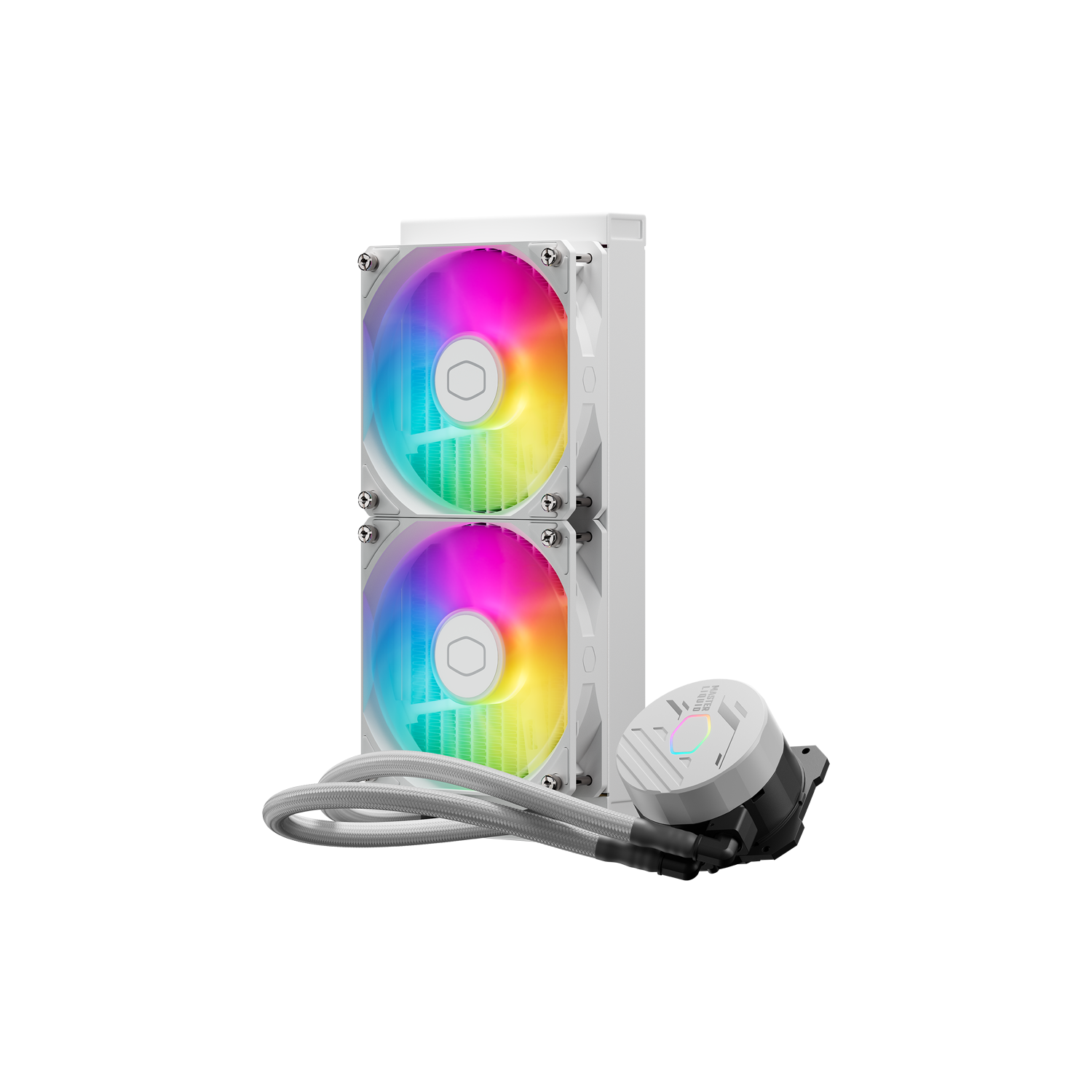 WATER COOLING COOLERMASTER MASTERLIQUID 240L CORE WHITE ARGB